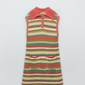 Zara Striped Knit Dress